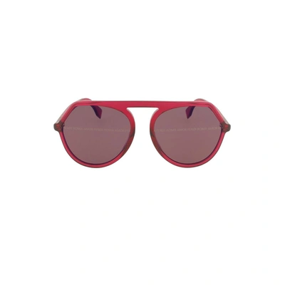 Fendi Women's Red Acetate Sunglasses