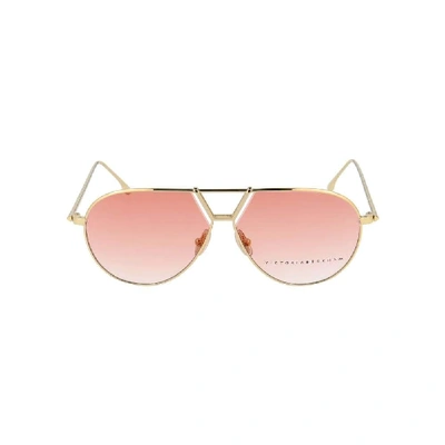 Victoria Beckham Women's Gold Metal Sunglasses