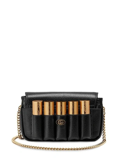 Gucci Women's Black Leather Shoulder Bag