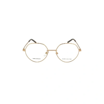 Marc Jacobs Gold Metal Glasses