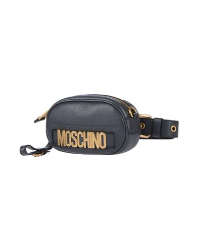 Moschino Backpack & Fanny Pack In Lead