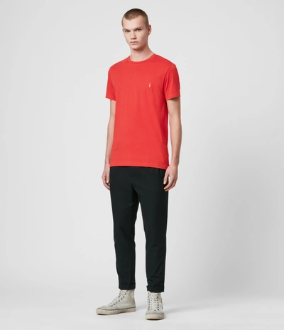 Allsaints Tonic Ramskull Logo T-shirt In Red