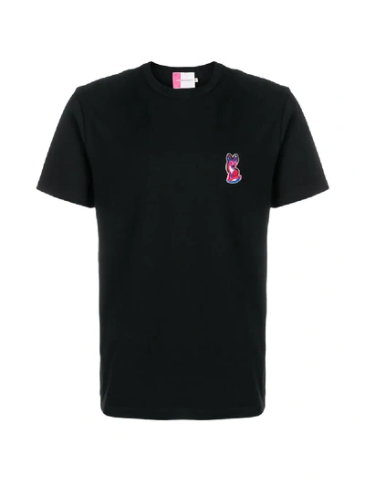 Maison Kitsuné Acide Fox Patch T-shirt In Black