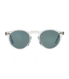 Oliver Peoples Transparent Peck Estate Edition Gregory Peck Sunglasses In Blue