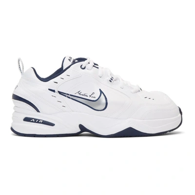 Nike X Martine Rose White Monarch Low Top Sneakers In 114 - White