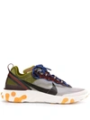 Nike React Element 87 Ripstop Sneakers In White