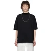 Ambush Chain-embellished Cotton T-shirt In Black