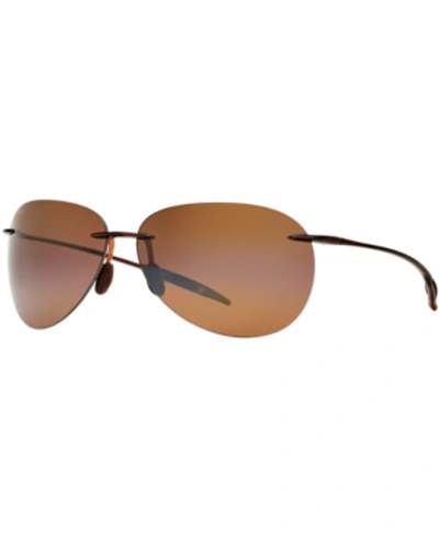 Maui Jim Polarized Sugar Beach Sunglasses, 421 In Brown,bronze Mirror Polarized