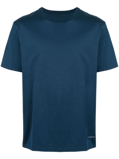 Attachment T-shirt In Blue Cotton