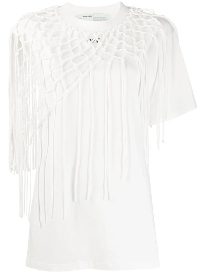 Off-white Off White Crochet Layer Arrow T-shirt