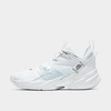 Nike Air Jordan "why Not?" Zer0.3 Basketball Shoes In White/metallic Silver/white/black