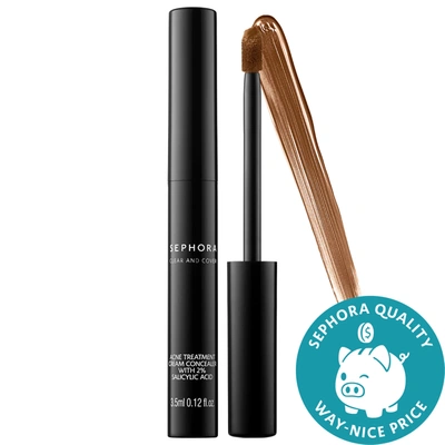 Sephora Collection Clear And Cover Acne Treatment Cream Concealer With 2% Salicylic Acid 11 Coffee 0.12 oz/ 3.5 ml