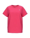 Champion T-shirts In Fuchsia