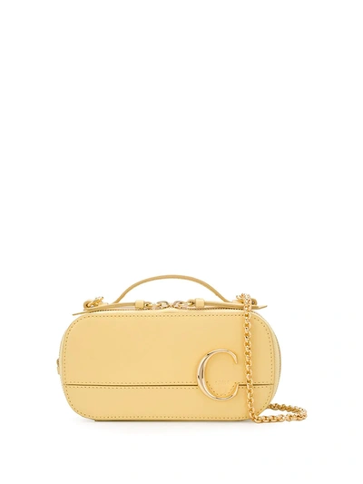 Chloé C Vanity Bag In Yellow