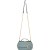 Chloé Chloe C Vanity Shoulder Bag In Cyan Leather In Faded Blue