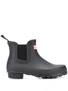Hunter 'original' Waterproof Chelsea Rain Boot In Black