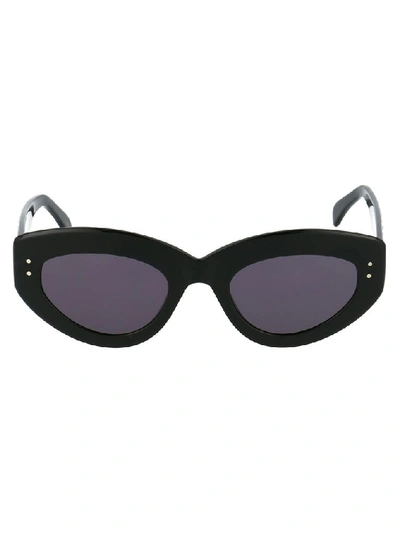 Alaïa Women's  Black Metal Sunglasses