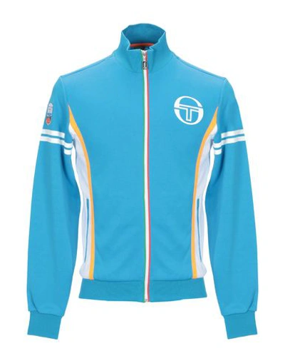 Sergio Tacchini Sweatshirt In Sky Blue