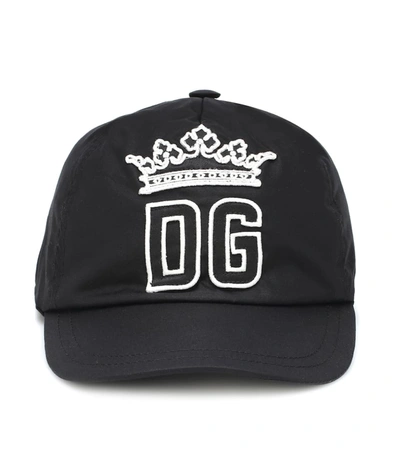 Dolce & Gabbana Dolce &amp; Gabbana Kids Dg Crown Cap In Black