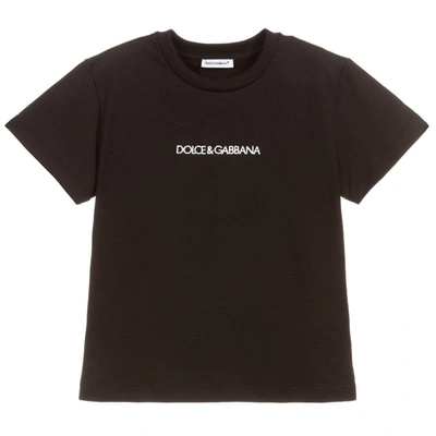 Dolce & Gabbana Dolce &amp; Gabbana Kids Cotton T-shirt In Black