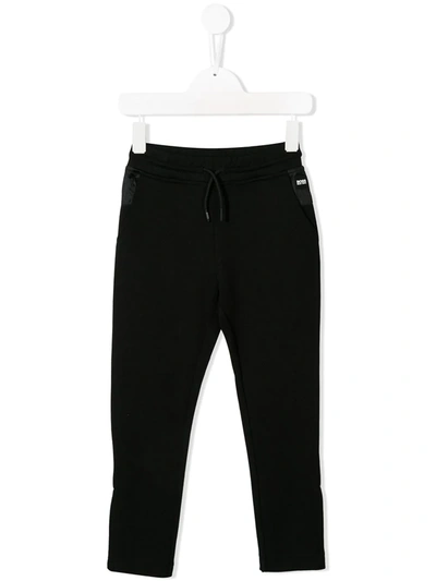 Hugo Boss Kids Small Logo Jogger Bottoms In Black