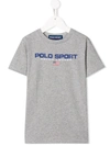Polo Ralph Lauren Kids' Polo Sport T-shirt Grey Size: S (8 Years),