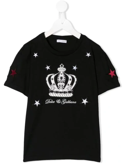 Dolce & Gabbana Dolce &amp; Gabbana Kids Star T-shirt In Black