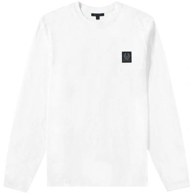 Belstaff Trenham Long Sleeve T-shirt In White