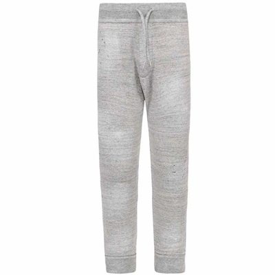 Dsquared2 Paint Splat Cuffed Joggers In Grey