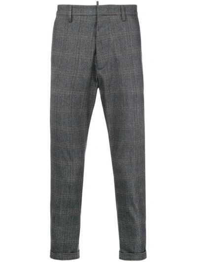 Dsquared2 Classic Tailored Trousers Grey Colour: Grey