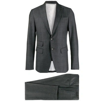 Dsquared2 Grey Checkered Patterned Suit