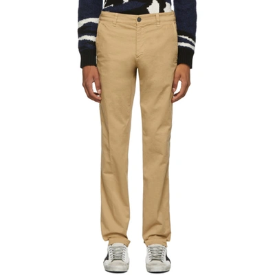 Kenzo Straight Leg Chino Trousers Beige In 12 Palecame
