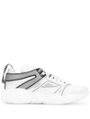 Moschino Teddy Basket Sneakers In White