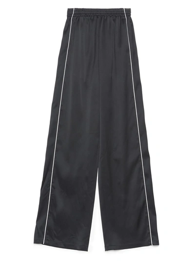 Balenciaga Elasticated Waistband Sweatpants In Black