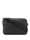 Fendi Shaded-effect Ff Messenger Bag In Black