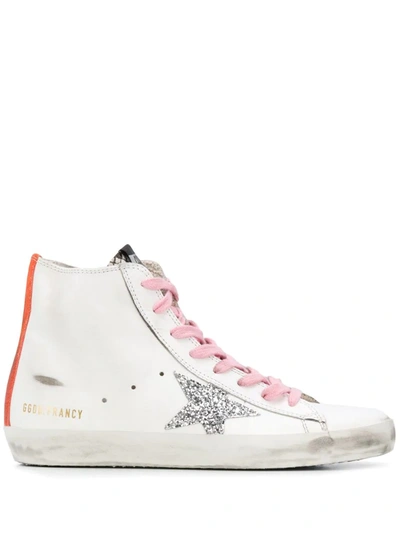 Golden Goose Francy Leather High-top Sneakers In White