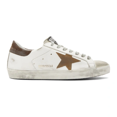 Golden Goose Unisex Super-star Low Top Sneakers In White