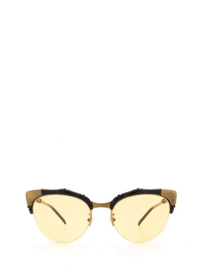 Gucci Eyewear Cat Eye Frame Sunglasses In Multi