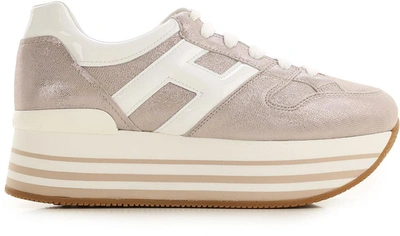 Hogan Maxi H222 Sneakers In Pink