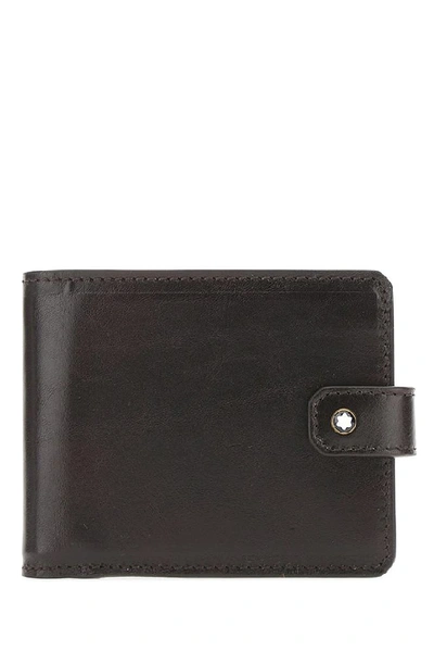 Montblanc Enamelled Logo Wallet In Black
