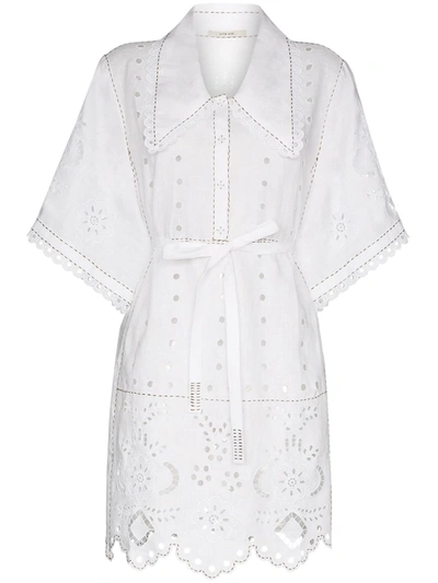 Vita Kin Charlotte Broderie Anglaise Dress In White