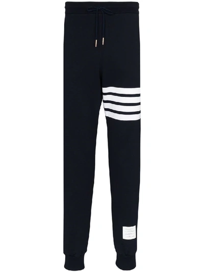 Thom Browne 4-stripe Sweatpants In Blue