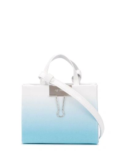 Off-white Degrade Box Bag Mini Light Blue No Colo In Blue