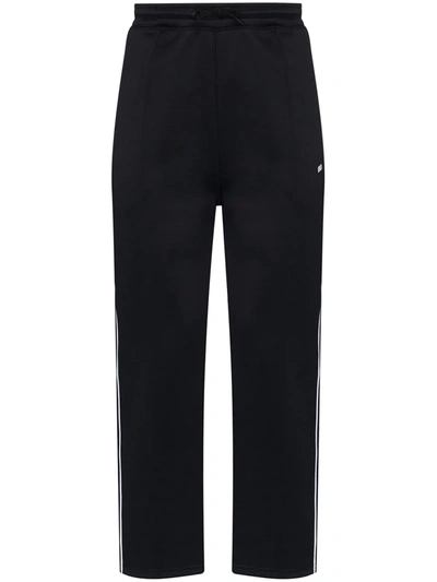 Kenzo Contrast Logo Track Trousers In Black