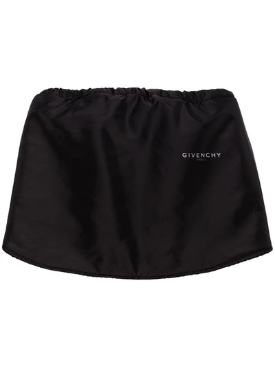 Givenchy Logo Print Thermal Snood In Black