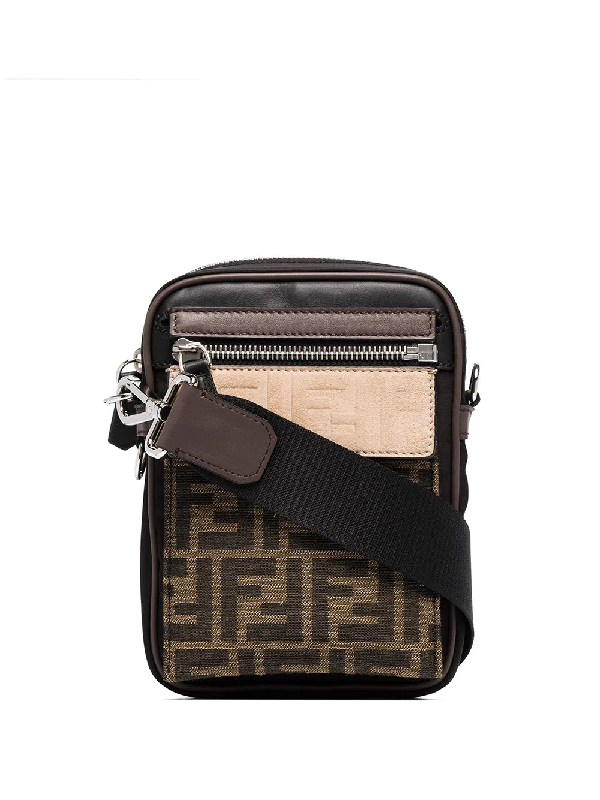 fendi ff logo crossbody bag