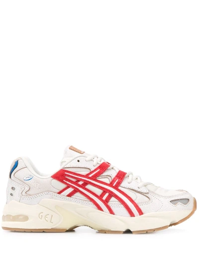 Asics Gel Kayano 5 Leather Sneakers In White