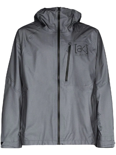 Burton Ak Gore-tex Hooded Sports Jacket In Grey