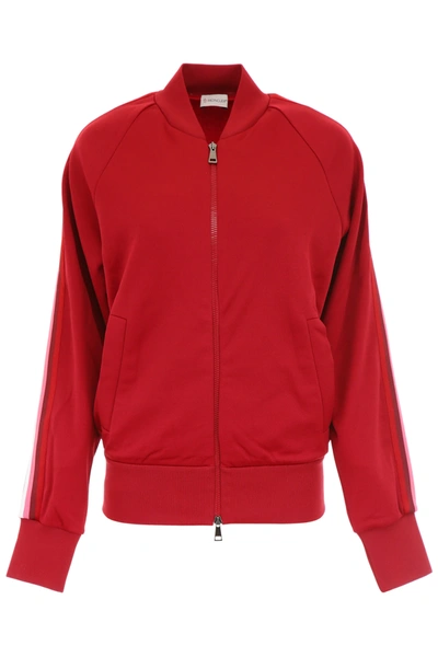 Moncler Track Jacket In Red