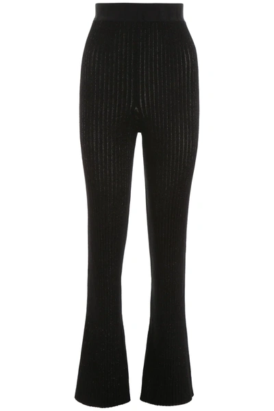 Moncler Genius Knit Trousers In Black,beige